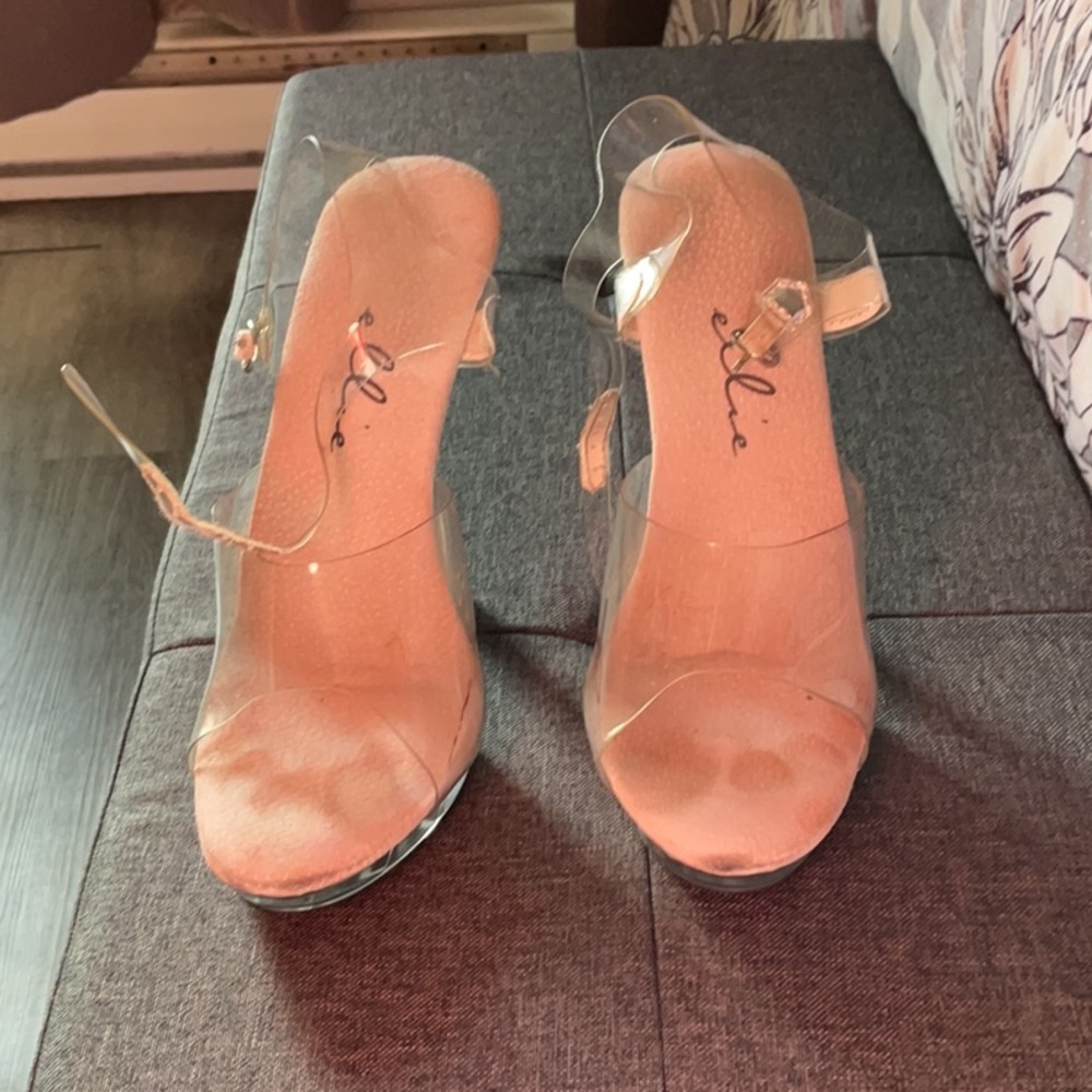 Ellie Women's Clear Heels